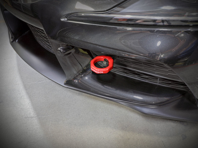 AFE 450-721001-R Control Front Tow Hook Red 20-21 fits Toyota GR Supra (A90)