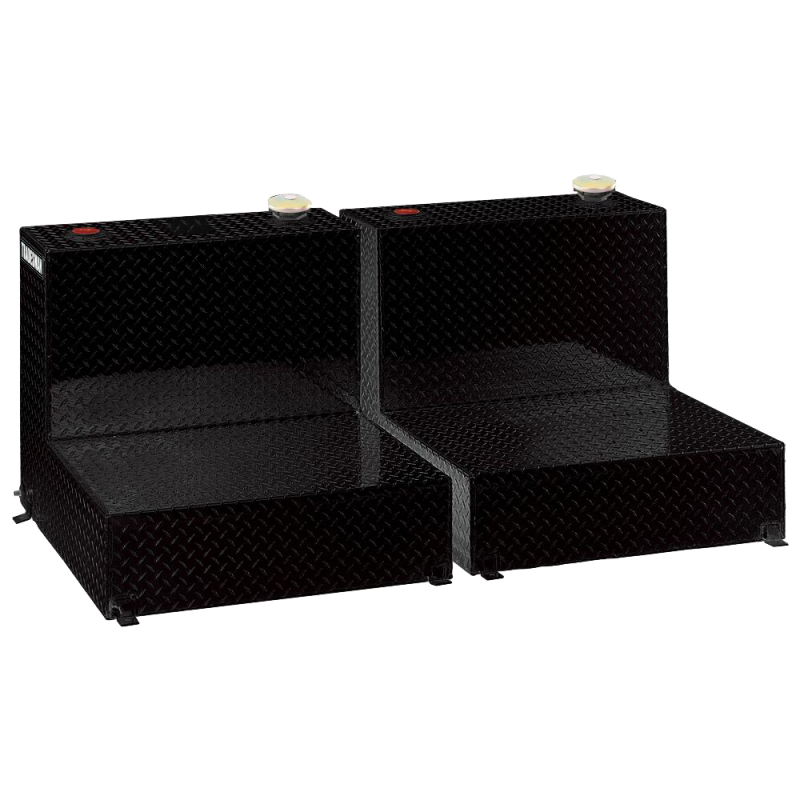 Tradesman 73296 Aluminum Twin L-Shape Liquid Storage Tank (96 Gallon Capacity) - Blk