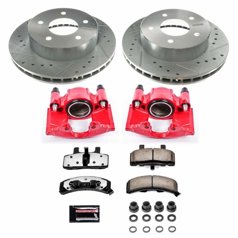 PowerStop KC4873 fits Chevrolet Astro Front Z36 Truck & Tow Brake Kit w/Calipers