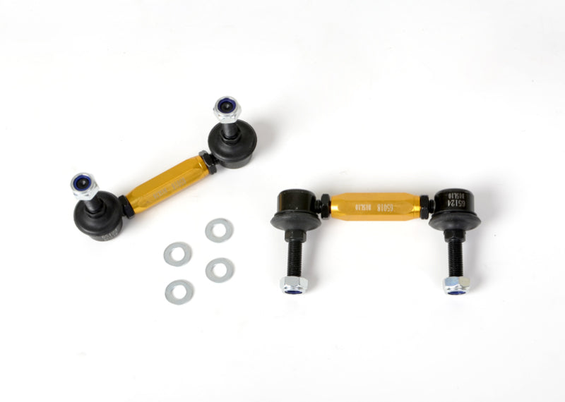 Whiteline KLC141 fits Nissan 03-06 350z Z33 Rear Swaybar link kit-Adjustable Ball End Links