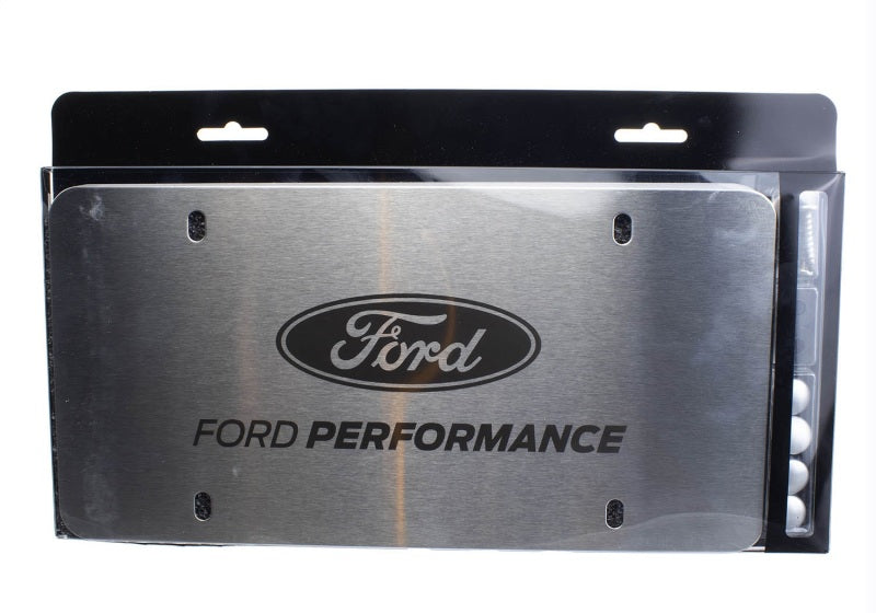 fits Ford Racing M-1828-LS Stainless Steel Marque Plate