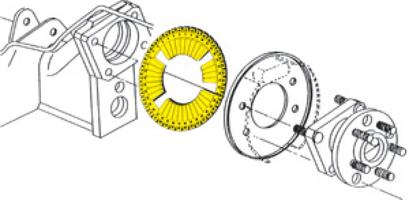 SPC Performance 75600 EZ Shim Dual Angle Camber/Toe Shim (Yellow)