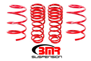 BMR SP072R fits Shelby 07-14 GT500 Lowering Springs (Set Of 4) - Red