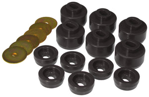 Prothane 7-147-BL fits Chevy 07-14 Silverado Body Mount 12 Bushing Kit - Black