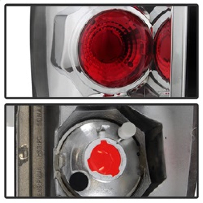 Spyder 5001115 fits Chevy 02-06 Avalanche Euro Style Tail Lights Chrome ALT-YD-
