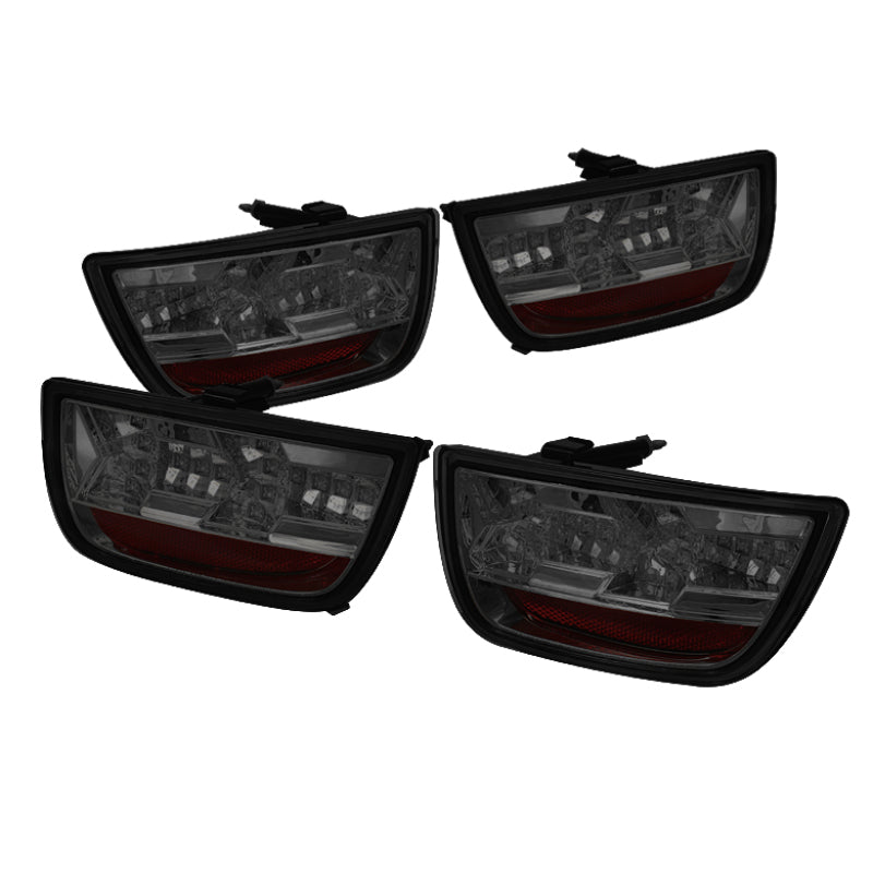 Spyder 5032201 fits Chevy 10-13 Camaro LED Tail Lights Smoke ALT-YD-CCAM2010-LE