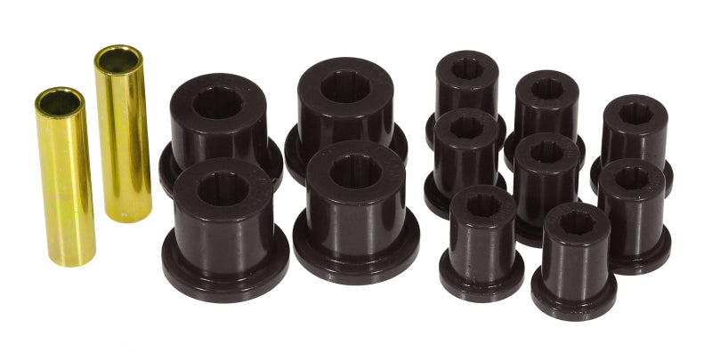 Prothane 1-1003-BL 76-86 fits Jeep CJ5/CJ7 Rear Spring & Shackle Bushings-Black