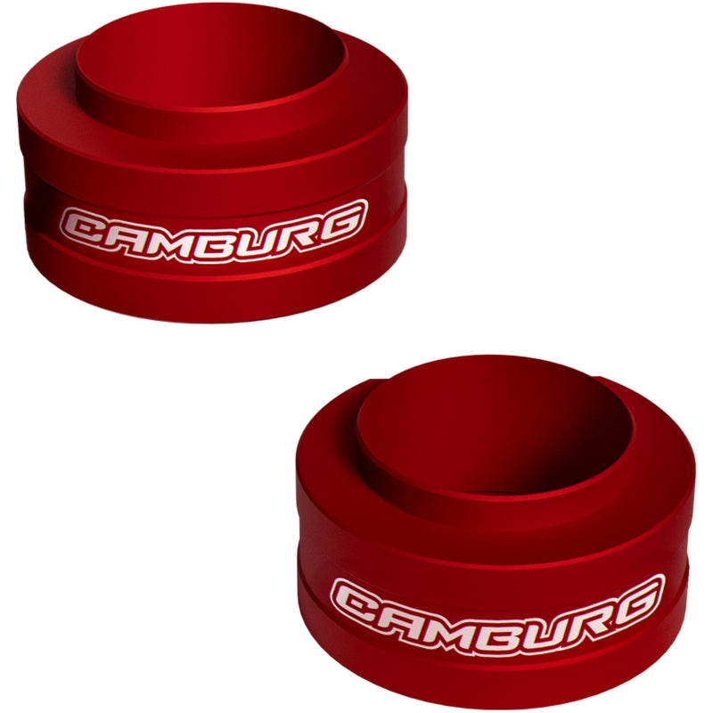 Camburg CAM-110306-RED 2024+ fits Ford Ranger Raptor 2.5in Front Spring Preload Spacer Kit (Red)