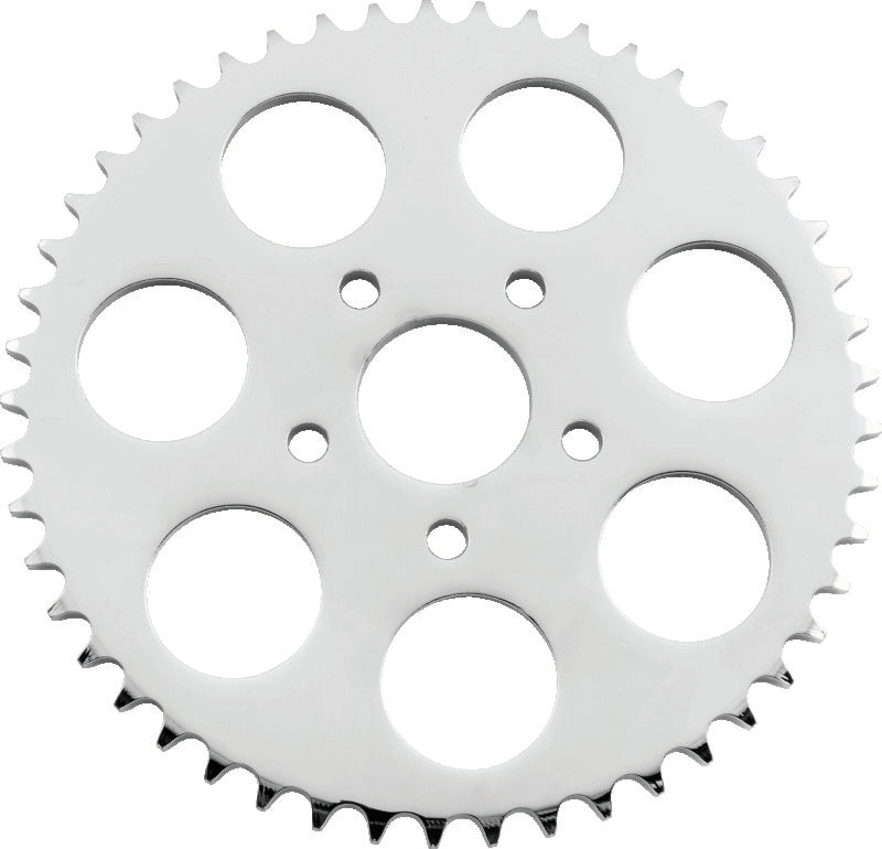 Twin Power 490971 86-92 XL Chrome Disc Brake Rear Sprocket 49 Tooth Flat