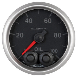 AutoMeter 5652 Autometer Elite 52mm Oil Pressure Peak and Warn Gauge w/ Electonic Control