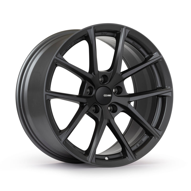 Enkei 549-880-6545GM Helix 18x8 / 5x114.3 Bolt Pattern / 45mm Offset / 72.6mm Bore - Gloss Gunmetal Wheel