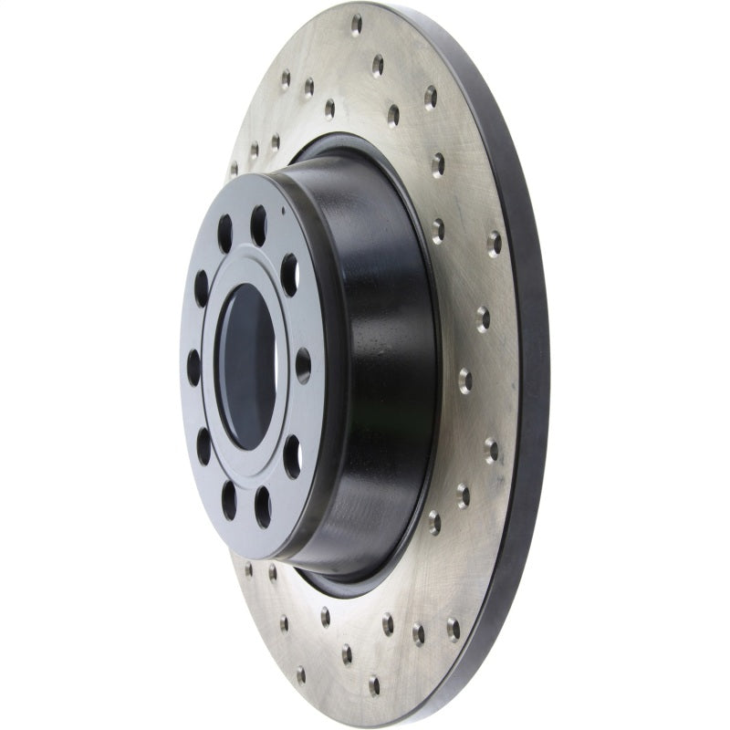 Stoptech 128.33129CL 10-11 & 13 Audi A3 Quattro / 10 VW GTI Mk VI Drilled Left CRYO-STOP Brake Rotor