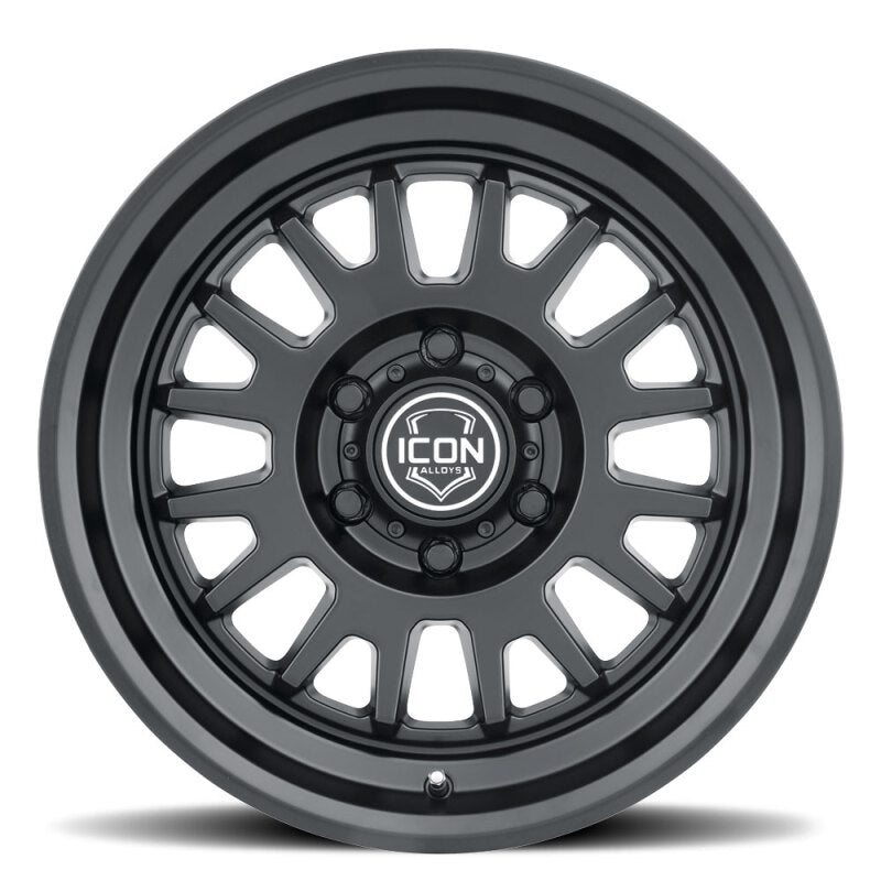 ICON 8217859057SB Anza 17x8.5 6x5.5 25mm Offset 5.75in BS 95.1mm Hub Bore Satin Black Wheel