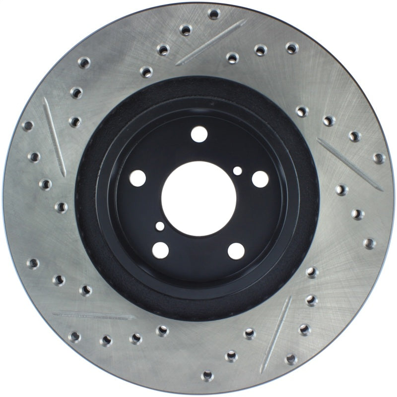 Stoptech 127.47012L Slotted & Drilled Sport Brake Rotor