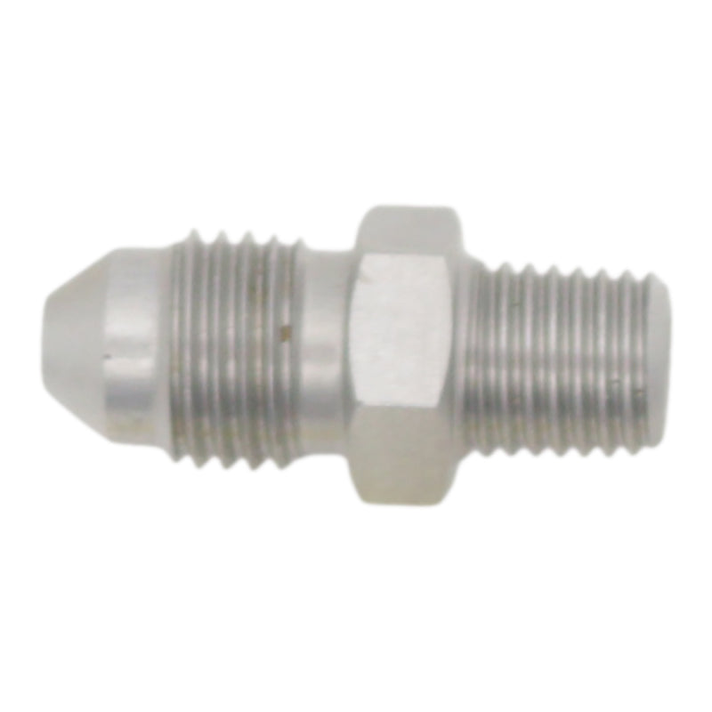 DeatschWerks 6-02-0907 3AN Male Flare to 1/16in NPT Male - Anodized Stainless S