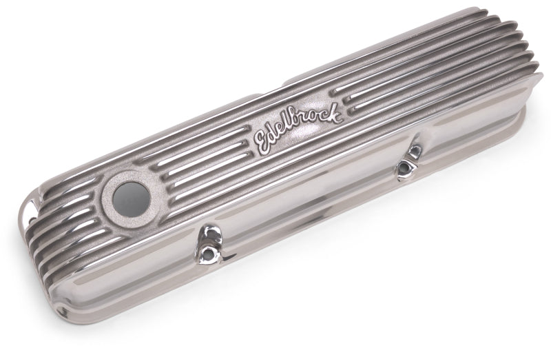 Edelbrock 4162 Valve Cover Classic Series fits Ford 1958-1976 FE V8 Polshed