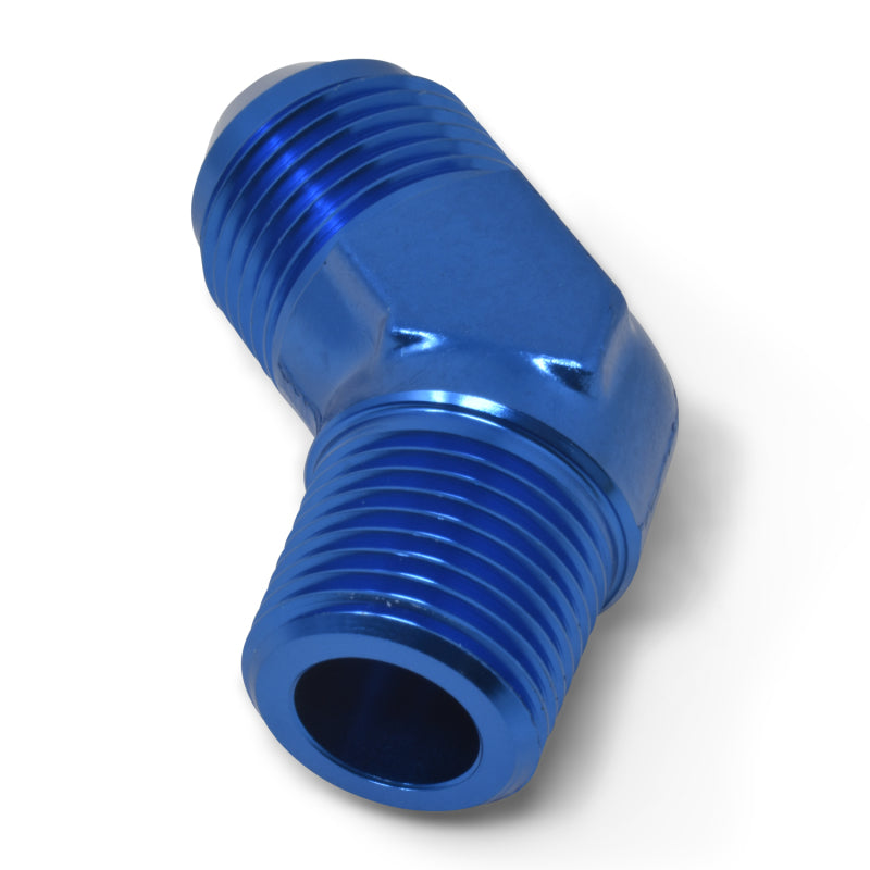 Russell 660980 Performance -12 AN to 3/4in NPT 45 Degree Flare to Pipe Adapter