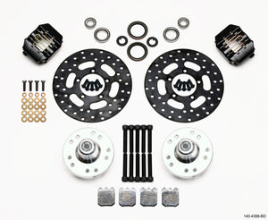 Wilwood 140-4399-BD fits Dynalite Single Front Drag Kit Drilled Rotor Chassis E