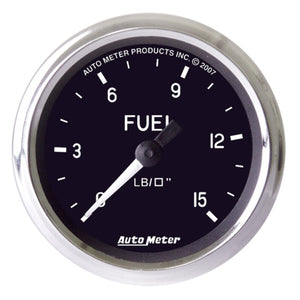 AutoMeter 201010 Autometer Cobra 2 inch 0-15 PSI w/ ISO Fuel Pressure Gauge