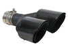 AFE 49T25480-C122  2.5in 304 Stainless Steel Clamp-on Exhaust Tip Driver side 2