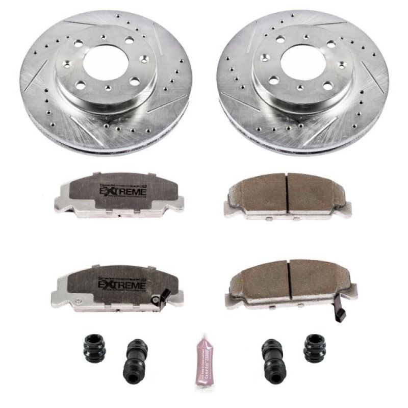 PowerStop K699-26 90-00 fits Honda Civic Front Z26 Street Warrior Brake Kit