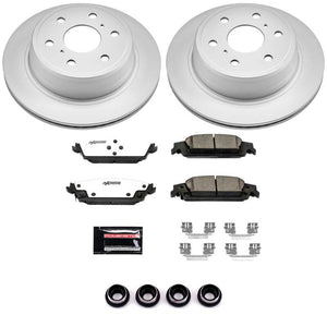 Power Stop 15-20 Cadillac Escalade Rear Z36 Coated Truck & Tow Brake Kit
