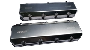 Moroso 68454 Brodix DN9 (w/3in Cylinder Heads) Valve Cover w/Billet Rail - Alumi