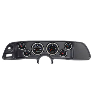AutoMeter 7022-CB Autometer Cobalt 70-78 fits Camaro Dash Kit 6pc Tach / MPH / Fuel / Oil / WTMP / Volt