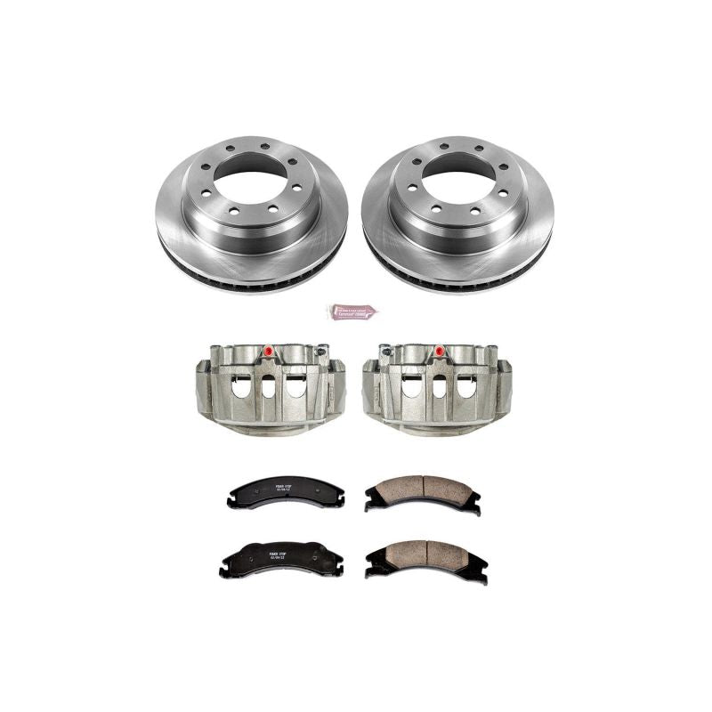Power Stop KCOE4718 17 fits Ford E-450 Super Duty Rear Autospecialty Kit w/Cals