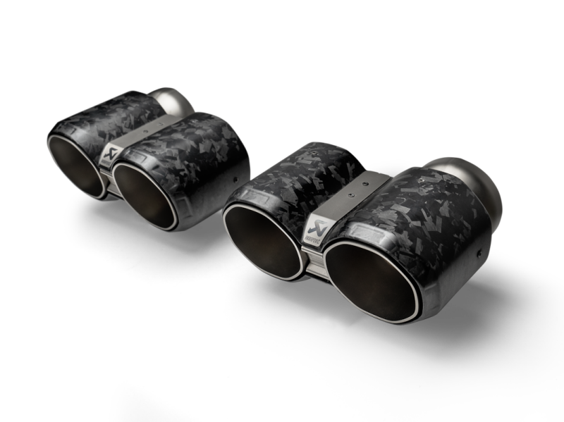 Akrapovic TP-CT/73/CF fits BMW M2 Coupe (G87) Tail Pipe Set - Chopped Carbon