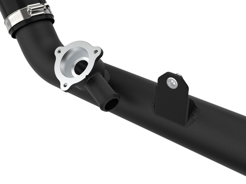 AFE 46-20658-B unner 2-1/4 IN Aluminum Hot Charge Pipe Black 20-23 fits Ford Ex