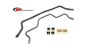 BMR SB026H F-Body Front (SB001H) & Rear (SB003H) Sway Bar Kit w/ Bushings - Bla