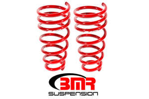 BMR SP054R 5th Gen fits Camaro V6 Rear Lowering Springs - Red