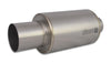 Vibrant 17561 Titanium Muffler Straight Cut Natural Tip 2.5in Inlet/2.5in Outlet