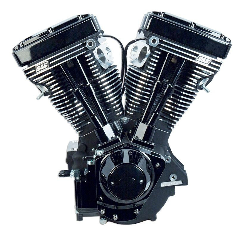 S&S Cycle 310-0829 84-99 BT V111 Black Edition Longblock Engine - 585 Cams
