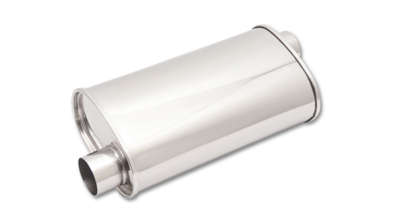 Vibrant 1125 StreetPower Oval Muffler 5inx9inx15in-2.25in inlet/outlet