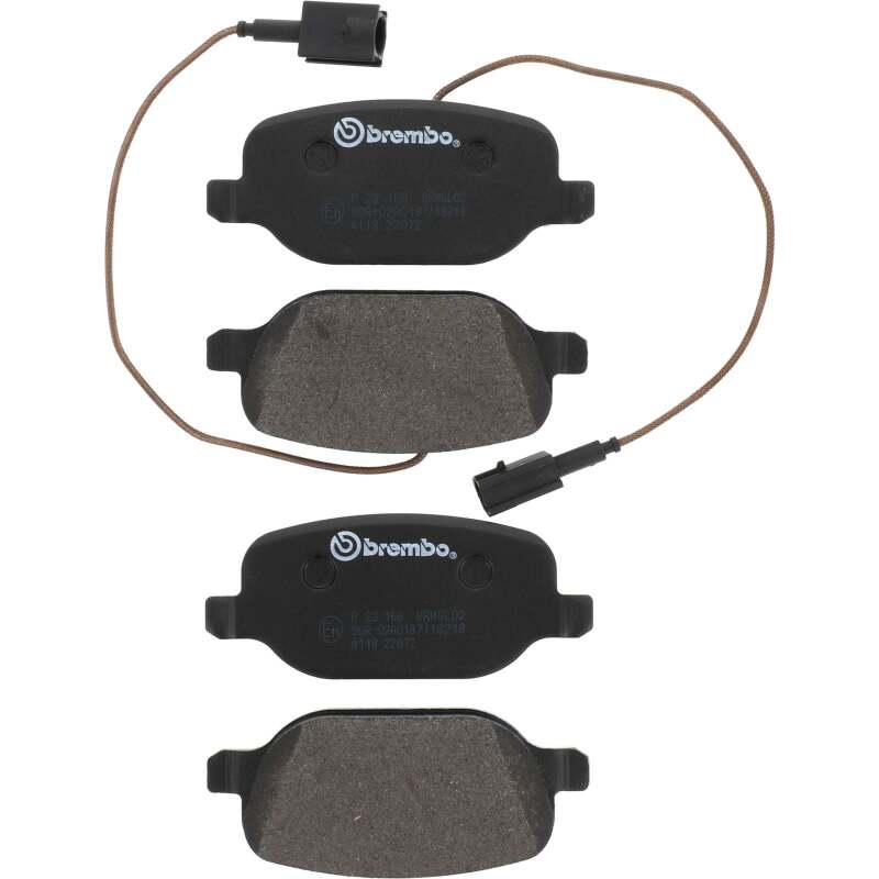 Brembo OE P23166 15-20 fits Alfa Romeo 4C Rear Low-Met Brake Pad