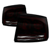 9033131 Xtune fits Dodge 05-08 Charger OEM Style Tail Lights Dark Red ALT-JH-D