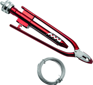 BikeMaster 151554 6-1/2in Safety Wire Pliers w/ Wire