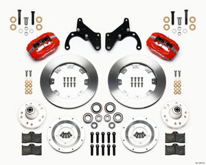 Wilwood 140-12022-R fits Forged Dynalite Front Kit 12.19in Red 65-68 fits Chevy