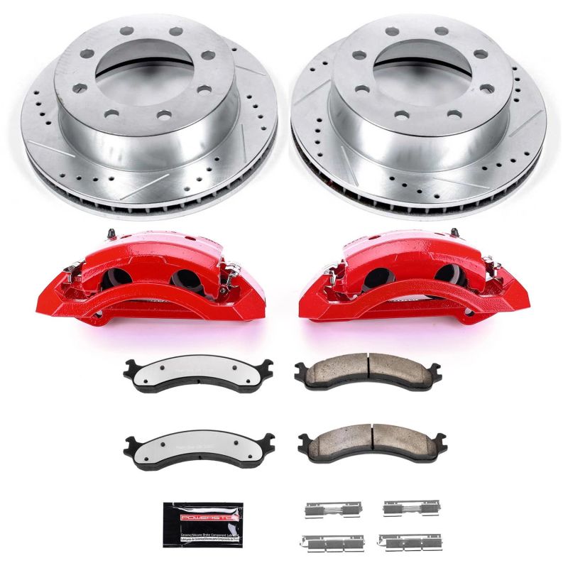 Power Stop KC2156-36 00-02 fits Dodge Ram 3500 Front Z36 Truck & Tow Kit w/Cals