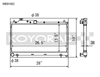 Koyo VH091662 fits Subaru WRX/STI Subaru Legacy GT 2.5L(MT/ Filler Neck)Radiator