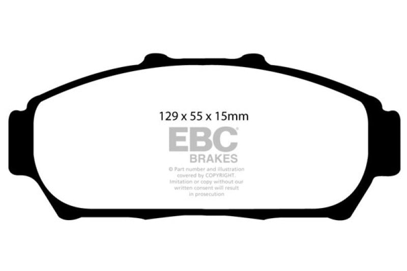 EBC DP21206 fits Acura 94-01 Integra 1.8 Greenstuff Front Brake Pads