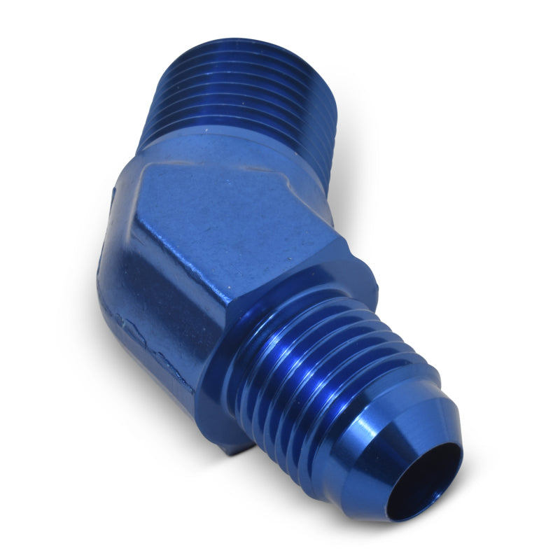 Russell 662390 Performance -6 AN to 3/8in NPT 45 Degree Flare to Pipe Adapter