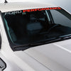 fits Ford Racing M-1820-RGR fits Ford Performance Ranger Windshield Banner - Wht/Red