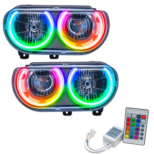 ORACLE Lighting 7720-504 Oracle 08-14 fits Dodge Challenger SMD HL (Non-HID) - ColorSHIFT w/ Simple Controller