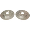 PowerStop fits Toyota 19-20 Corolla Rear Evolution Drilled & Slotted Rotors -