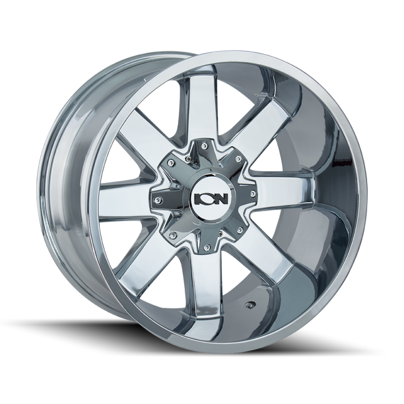 ION Wheels 141-2970C ION 141 20x9 / 8x170 BP / 0mm Offset / 125.2mm Hub Chrome Wheel