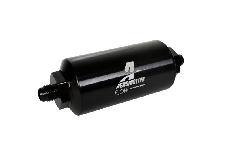Aeromotive  12345 In-Line Filter - (AN-6 Male) 10 Micron Microglass Element Brig