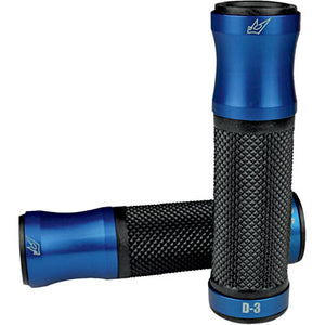 Driven Racing D3BL2 D3 Grips Blue/Black 1"